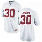 Men's Alabama Crimson Tide #30 King Mwikuta White Replica NCAA College Football Jersey 2403NGEL0